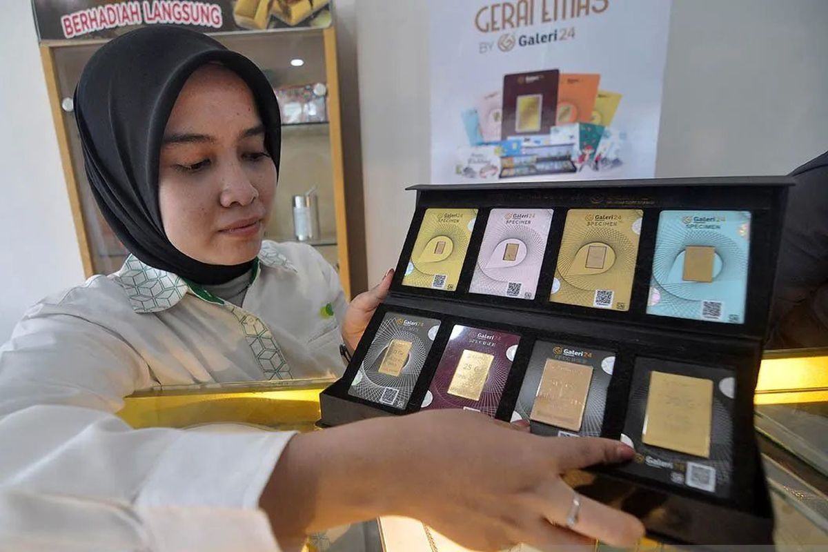 Daftar Harga Emas Hari Ini UBS, Galeri24, dan Antam di Pegadaian (15 September 2025)