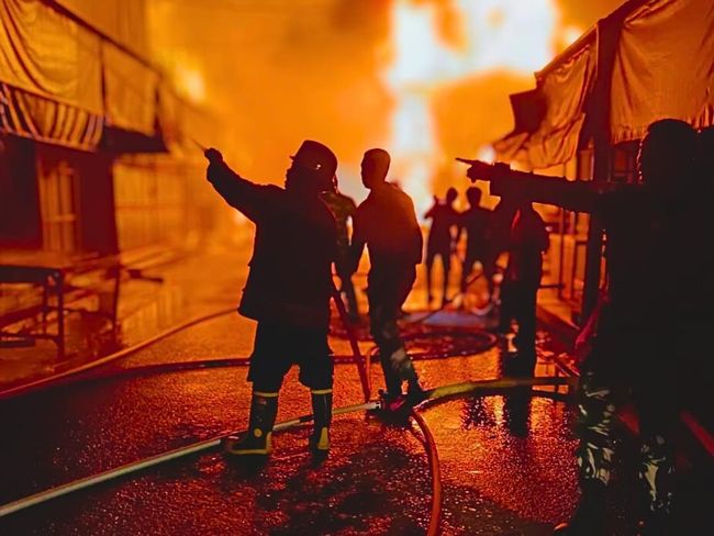 Terbakarnya 51 Rumah dan Toko di Lumbis Picu Dugaan Sabotase